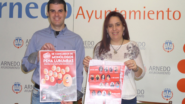 &Aacute;lvaro Solana, Presidente de la Pe&ntilde;a Lubumbas y Mar&iacute;a Jes&uacute;s Zapata, Concejal de Cultura